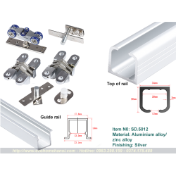 Bộ phụ kiện cửa lùa cánh xếp gập SD5012